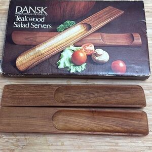 Dansk Teak Wood Serving Utensils